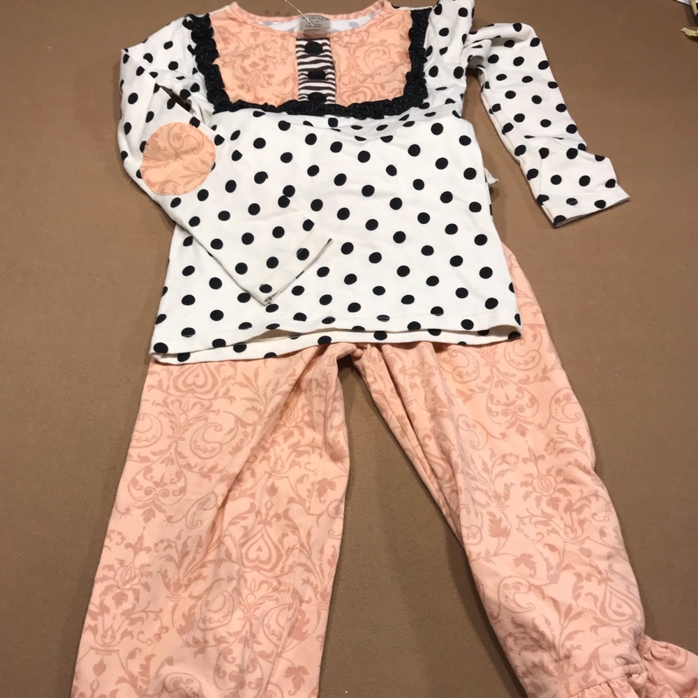 Persnickety ruffle pant outfit girls size 7